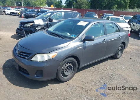 2013 Toyota Corolla Le из США, поврежденный, VIN JTDBU4EE3DJ118262